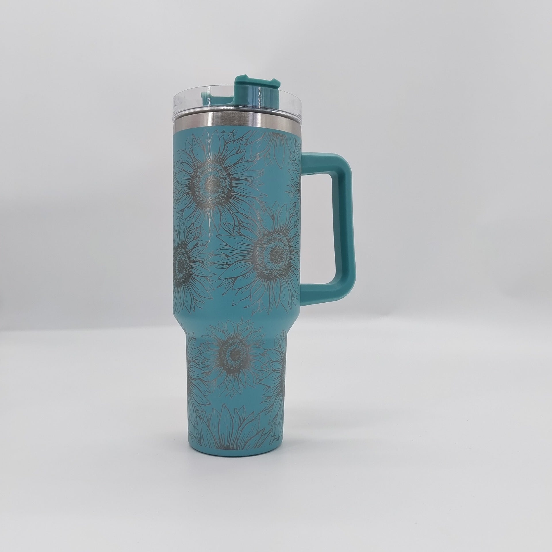 Wholesale Tumbler Sunflower Double Layer Stainless Steel Tumbler Cup